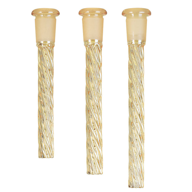 24PC DISP - Pulsar Rainbow Twist Downstem - Asst Sizes & Colors - Headshop.com