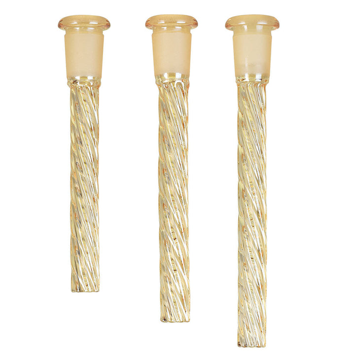 24PC DISP - Pulsar Rainbow Twist Downstem - Asst Sizes & Colors - Headshop.com