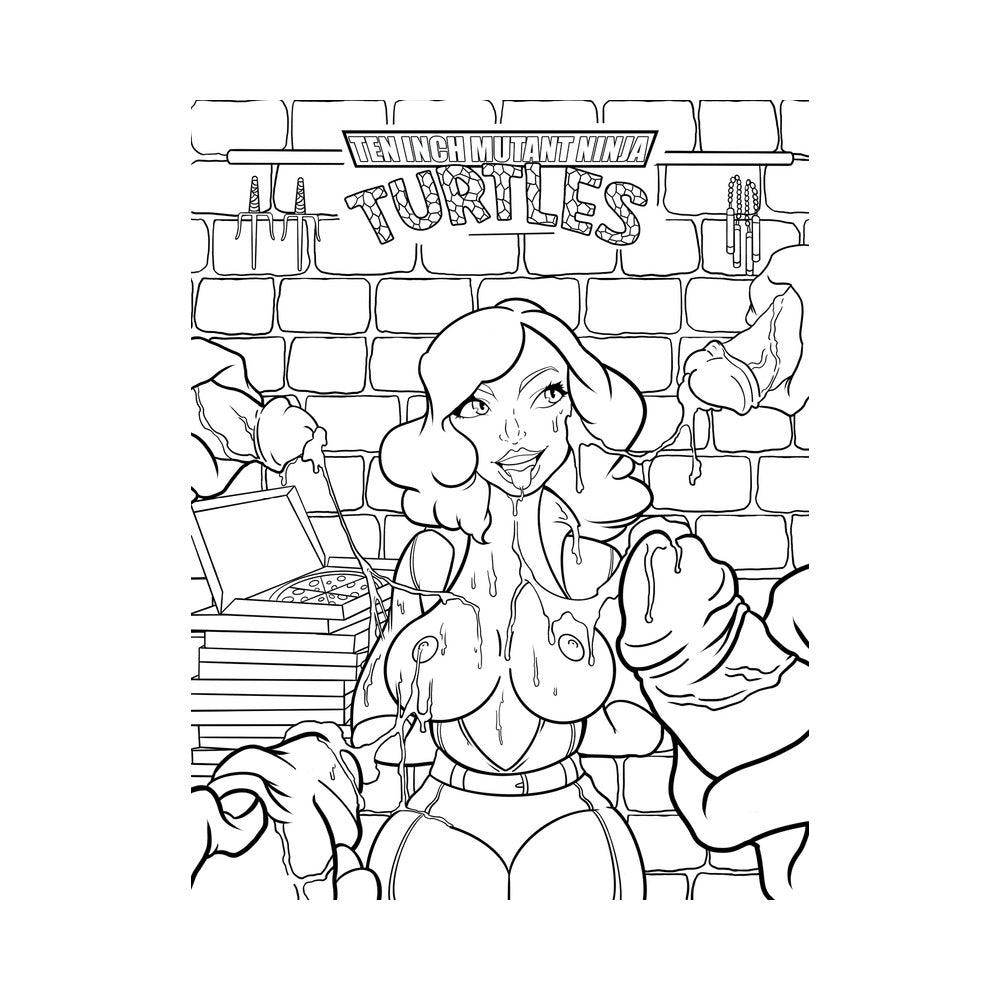 Porn Cartoon Parody Coloring Book - Headshop.com