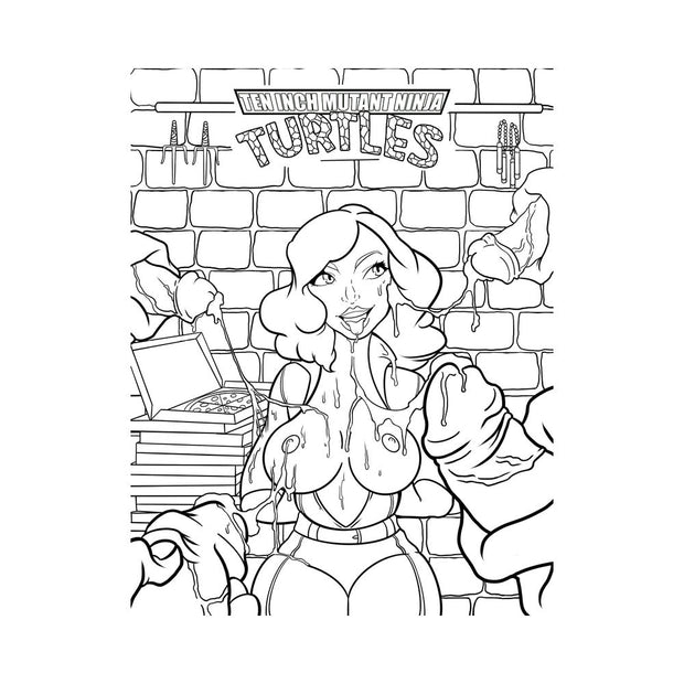 Porn Cartoon Parody Coloring Book - Headshop.com