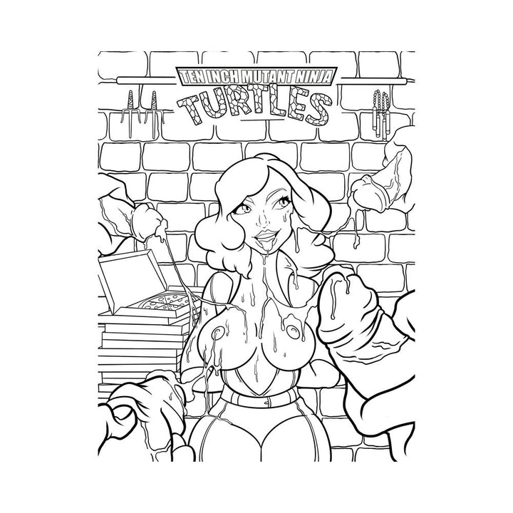 Porn Cartoon Parody Coloring Book - Headshop.com