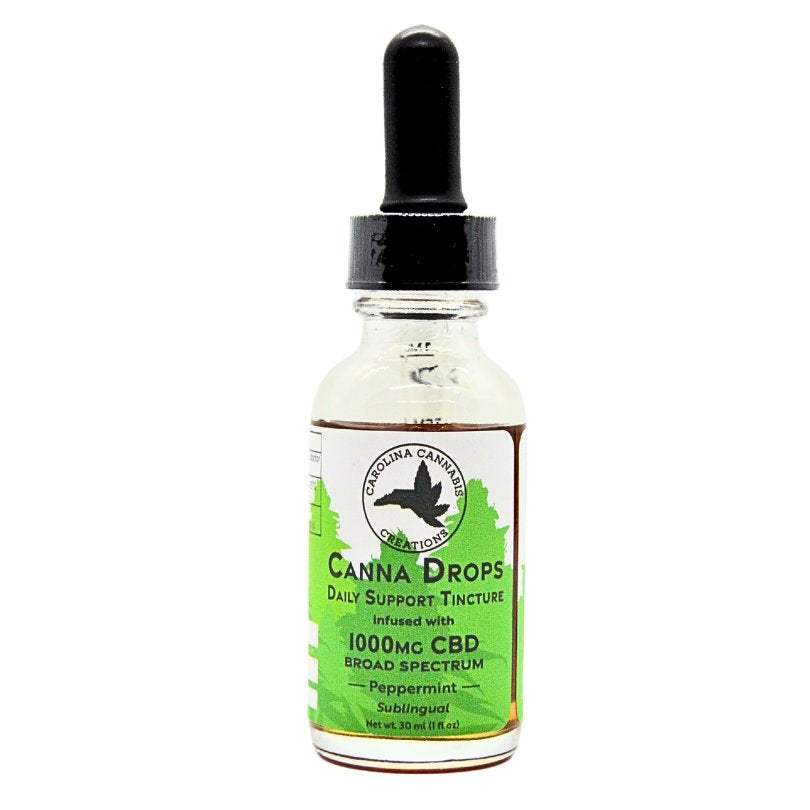 Canna Drops Broad Spectrum 1000mg CBD - Peppermint - Headshop.com