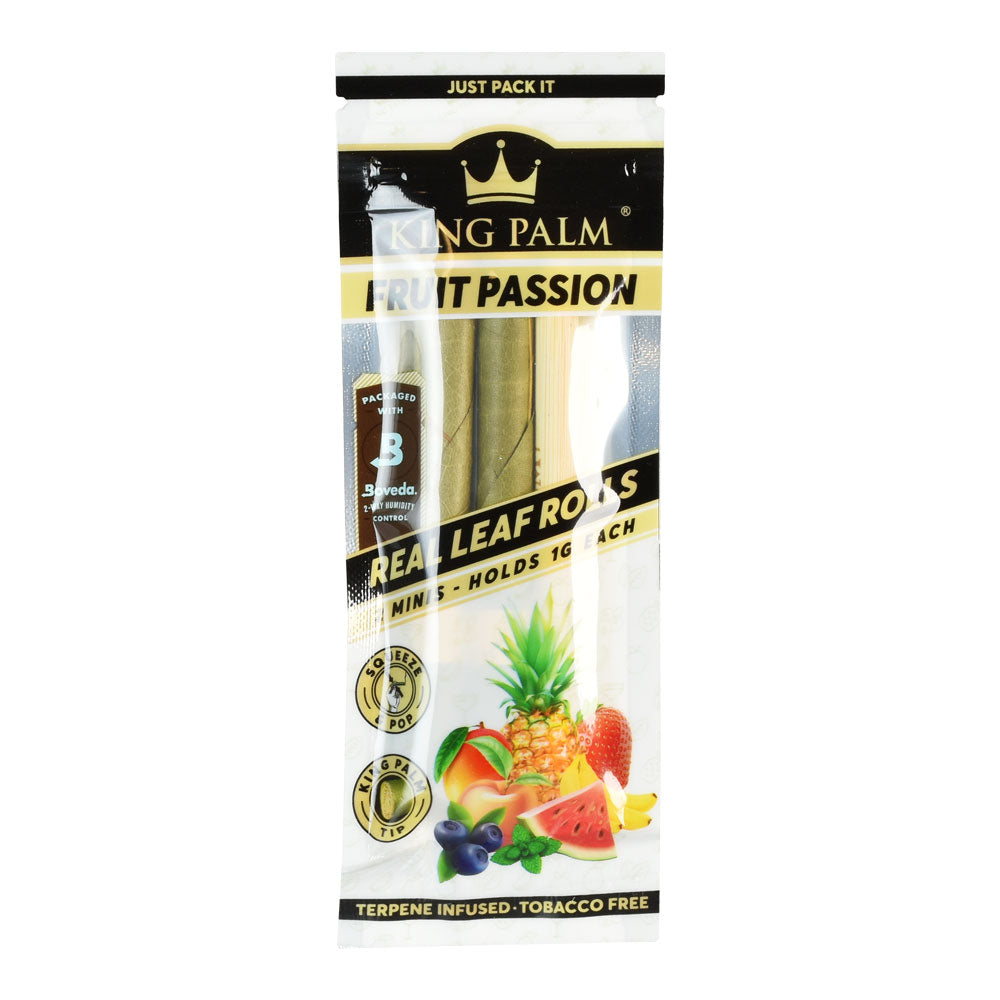 20PC DISPLAY - King Palms Hand Rolled Leaf Mini - 2pk - Headshop.com