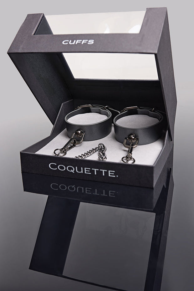 Coquette Pleasure Cuffs Grey