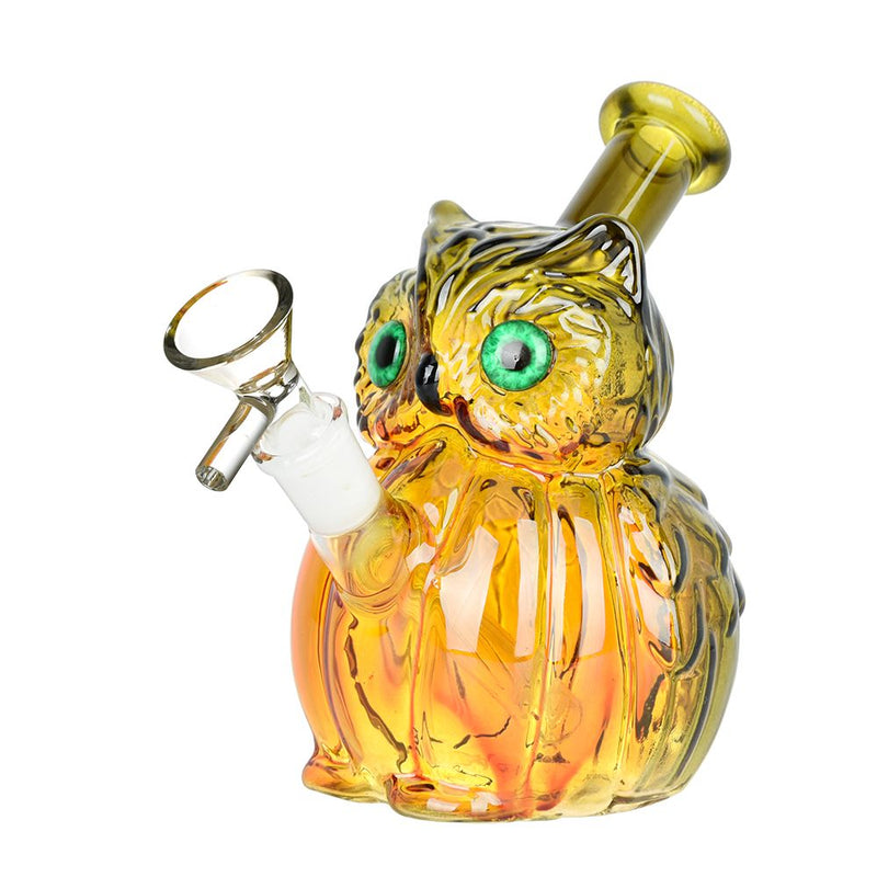 What A Hoot Glass Water Pipe - 5" / 14mm F / Colors Vary - Headshop.com