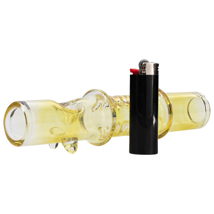 LA Pipes Silver Fumed Steamroller - Headshop.com