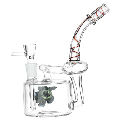 Sunbathing Sea Turtle Recycler Water Pipe - 14mm F / 7" - Headshop.com