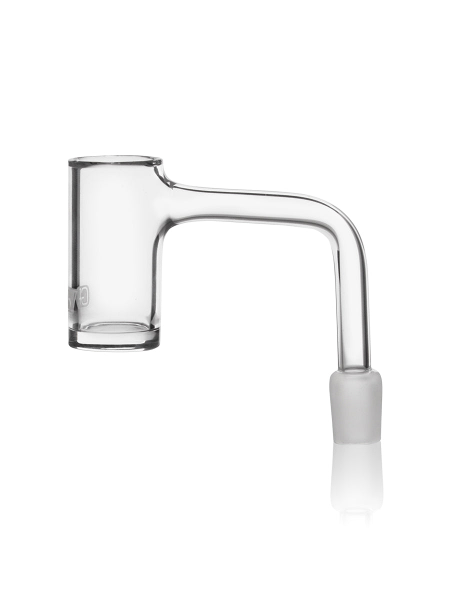 GRAV® 14mm 90deg Seamless Long Neck Quartz Banger - Headshop.com