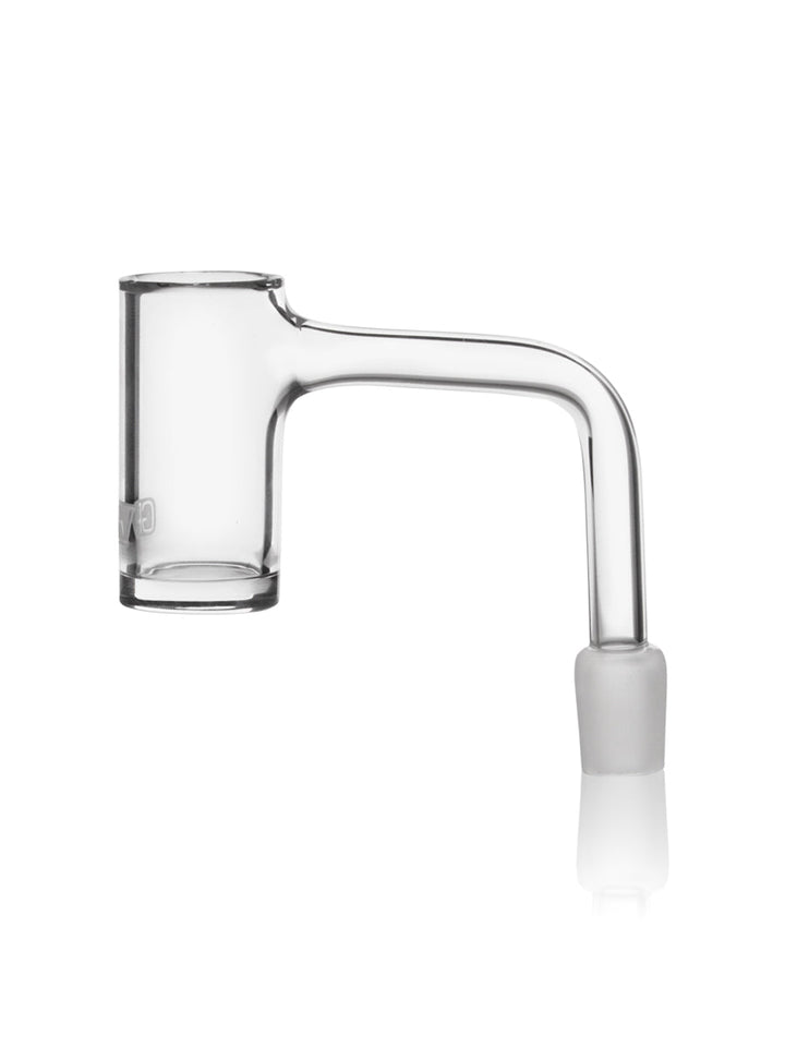 GRAV® 14mm 90deg Seamless Long Neck Quartz Banger - Headshop.com