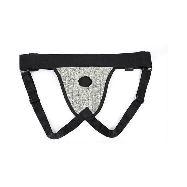 Sportsheets Em.Ex. Fit Harness Jock Knit Adjustable XL-3XL - Headshop.com