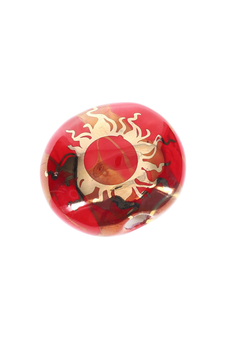 Ancient Creations Ceramics Round Ceramic Smoke Stone – 2″ – US-Made