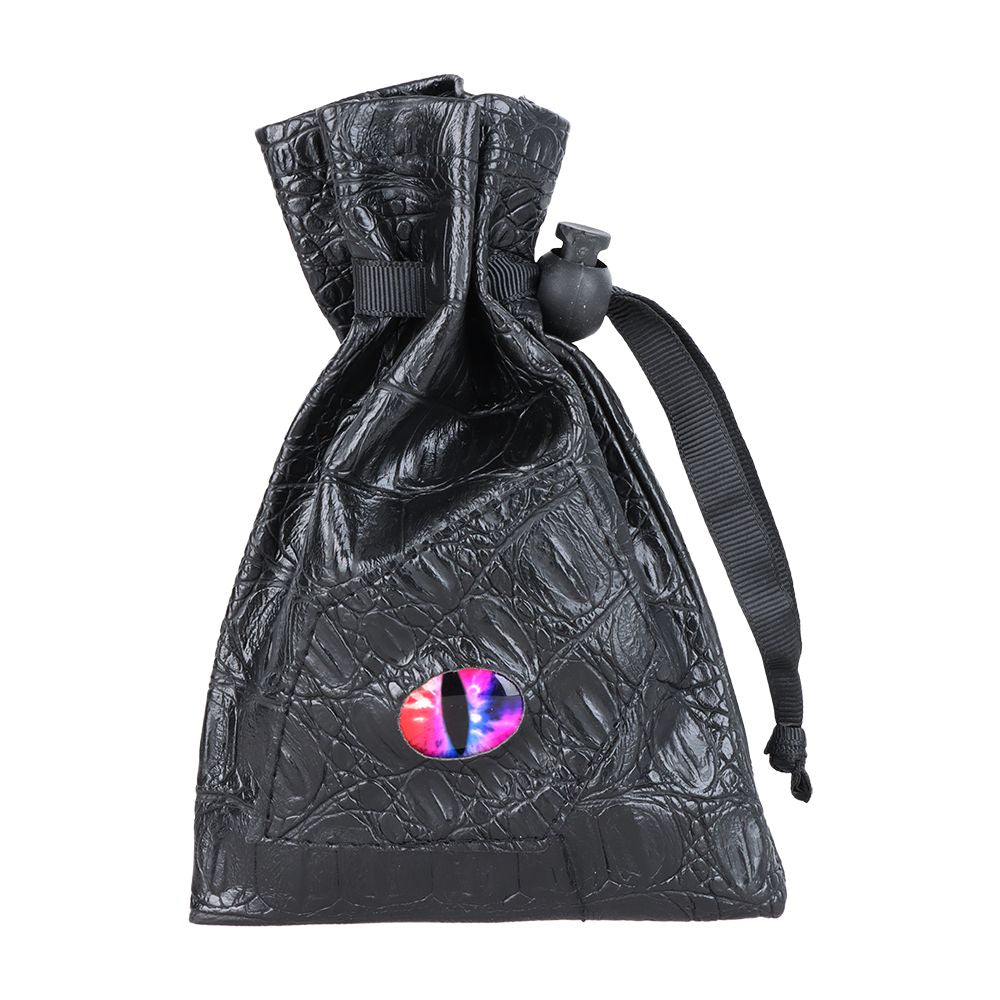 Dragon Eye Storage Pouch & Gaming Dice | 7pc Set - Headshop.com