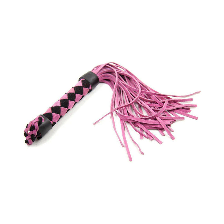Ple'sur 15.5 in. Leather Flogger Pink - Headshop.com