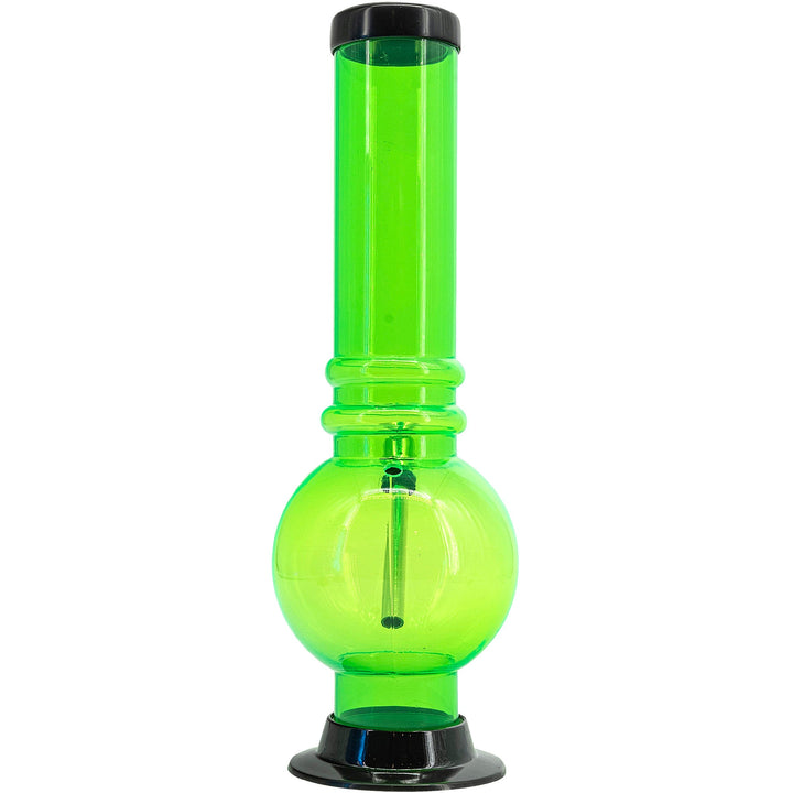 Acrylic Bubble Base Bong - 12-15"