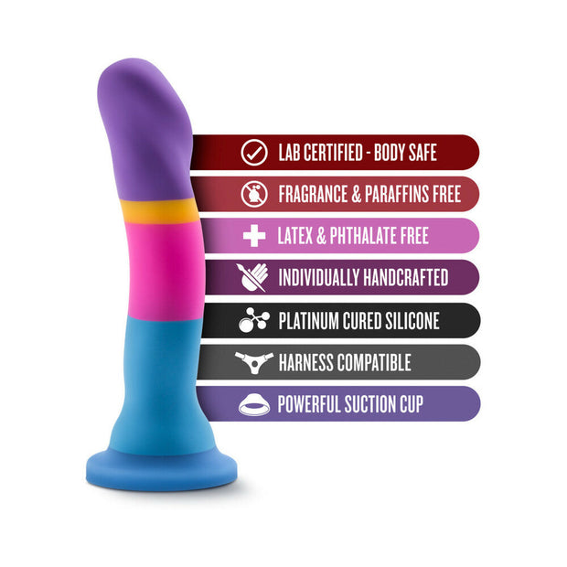 Avant D1 Hot 'n' Cool 7.5 in. Silicone Dildo - Headshop.com