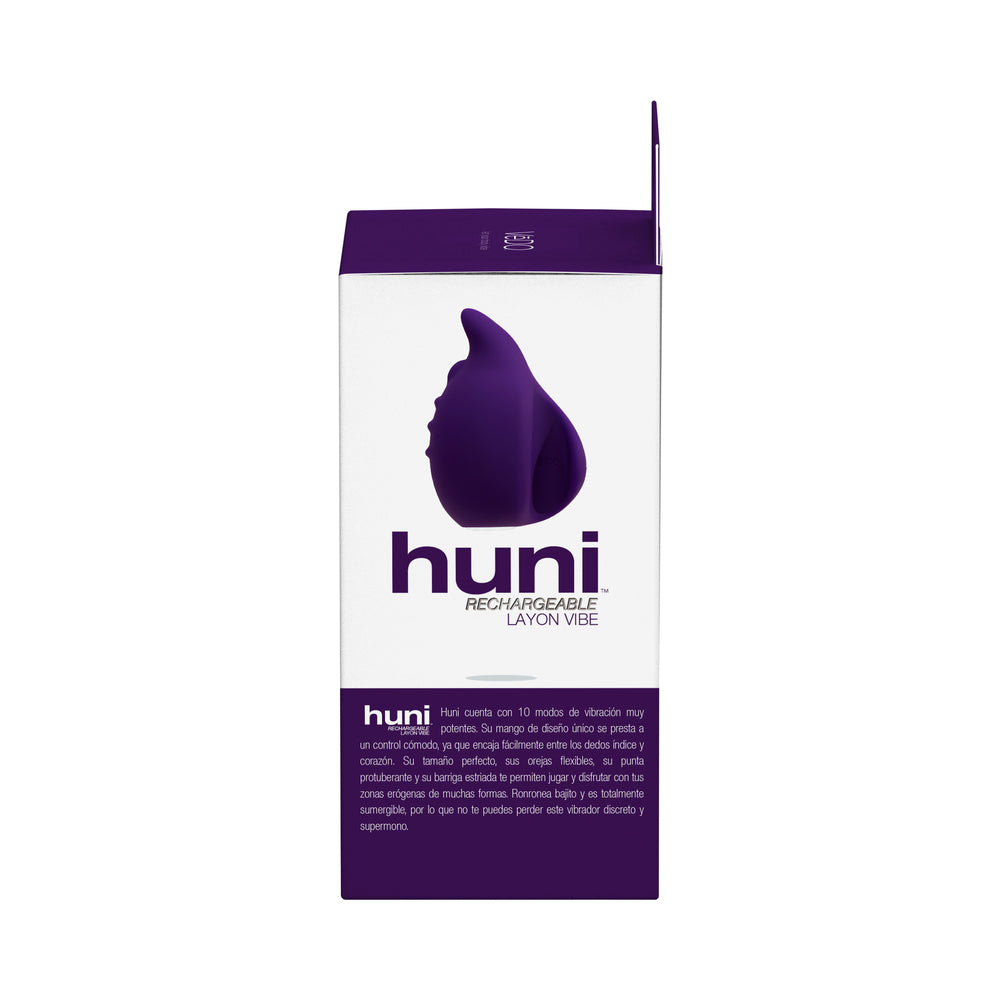 VeDO Huni Rechargeable Finger Vibe Deep Purple - Headshop.com