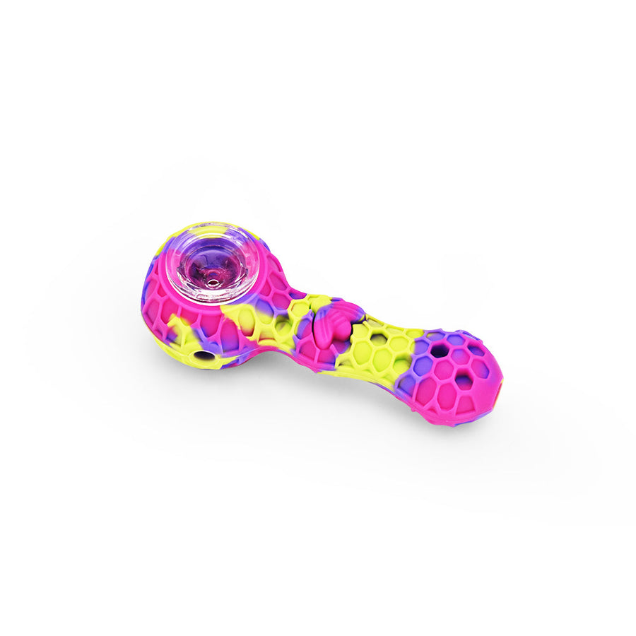 Ritual - 4'' Silicone Spoon Pipe - Miami Sunset - Headshop.com