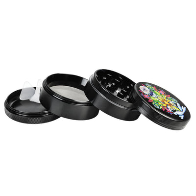 Pulsar Artist Series Metal Grinder | Amberly Downs Psychedelic Alien - Headshop.com