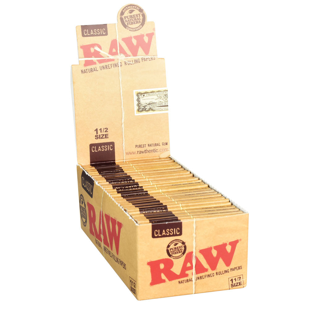 RAW Classic Rolling Papers | 1 1/2 Inch - Headshop.com