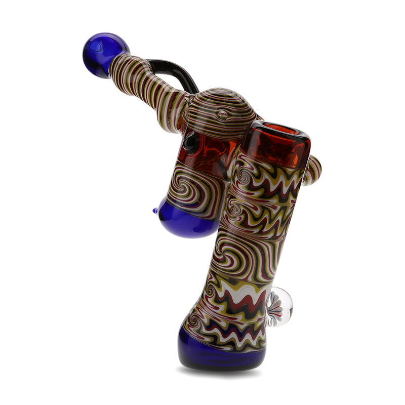 Medusa Customs 6" Angled Hammer Bubbler - Headshop.com