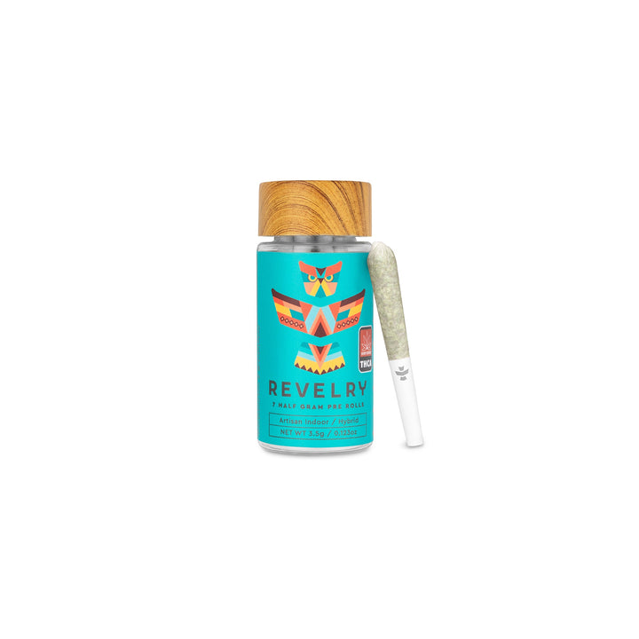 Revelry Passion Fruit Punch THCA Pre Rolls 7 Pack