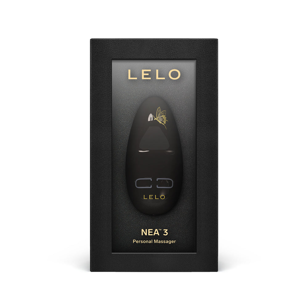 Lelo NEA 3 Rechargeable Mini Silicone Vibrator Black - Headshop.com