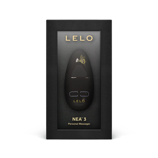 Lelo NEA 3 Rechargeable Mini Silicone Vibrator Black - Headshop.com