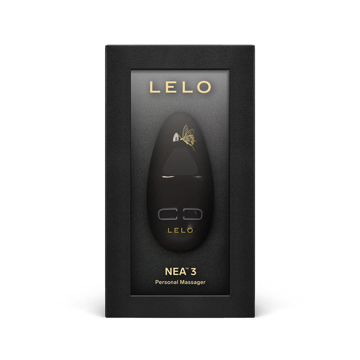 Lelo NEA 3 Rechargeable Mini Silicone Vibrator Black - Headshop.com