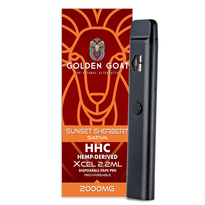 HHC Vape Device, 2000mg, Rechargeable/Disposable - Sunset Sherbert - Headshop.com