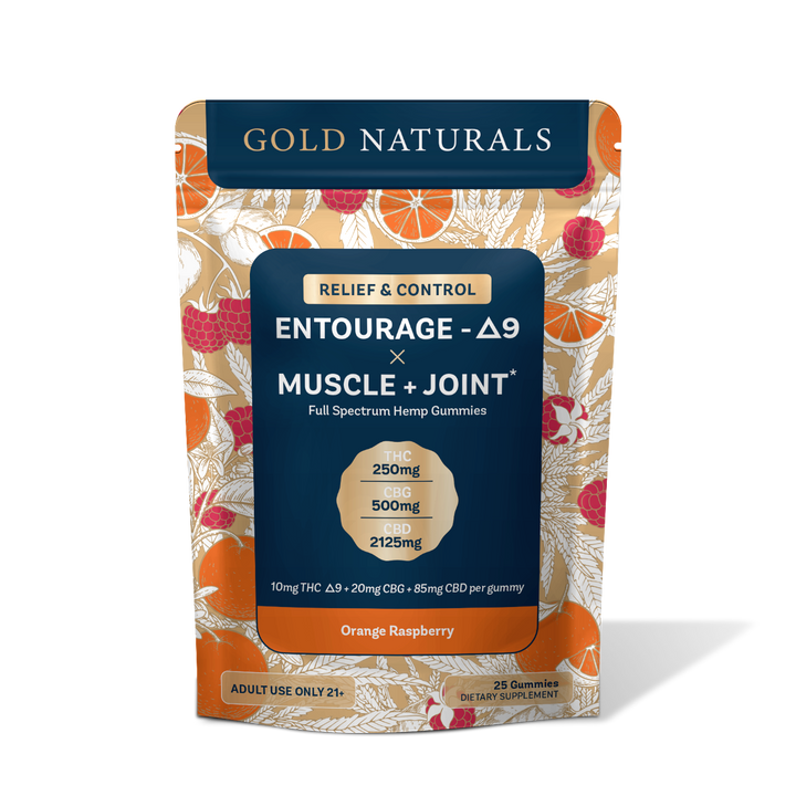 Entourage Δ9 x Muscle + Joint Gummy - Headshop.com