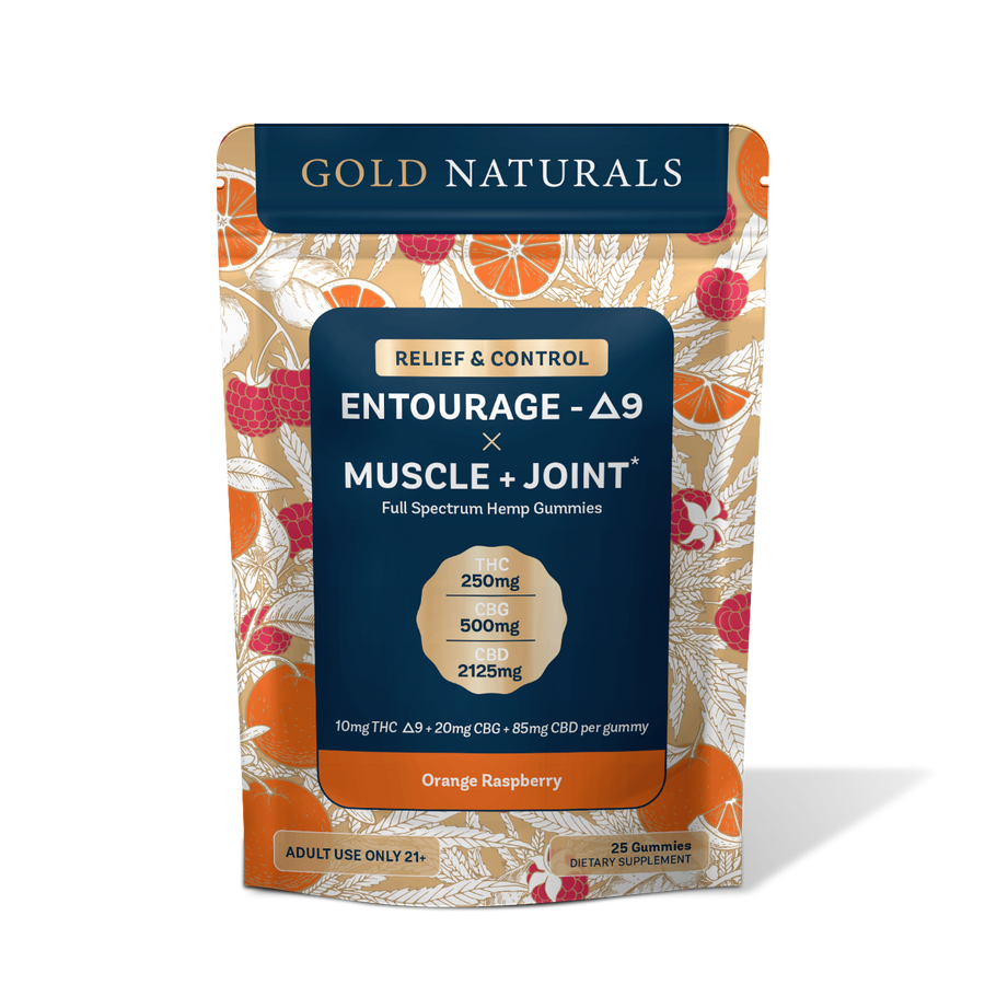 Entourage Δ9 x Muscle + Joint Gummy - Headshop.com
