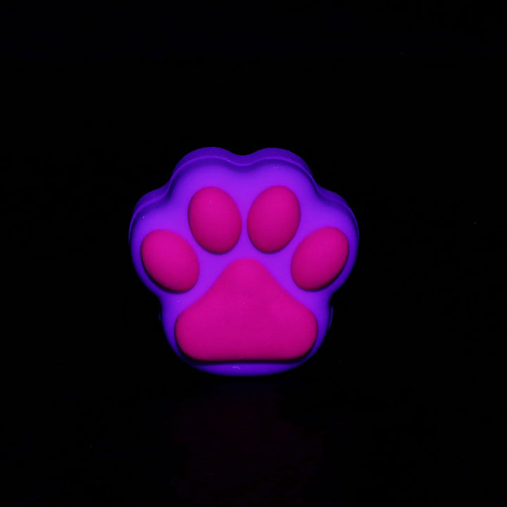 25CT JAR - Cat Paw Silicone Concentrate Container - 5ml / Assorted Colors