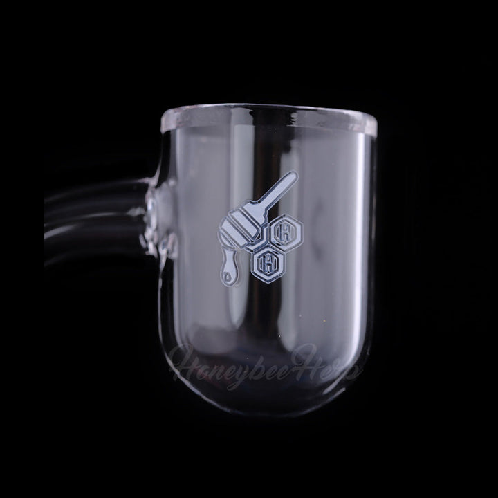 Honey Bevel Bowl Quartz Banger - 90° Degree | YL - Headshop.com