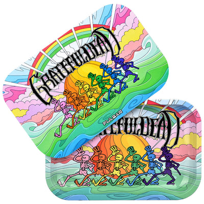 Grateful Dead x Pulsar Rolling Tray Kit | 11"x7" | Under the Rainbow - Headshop.com