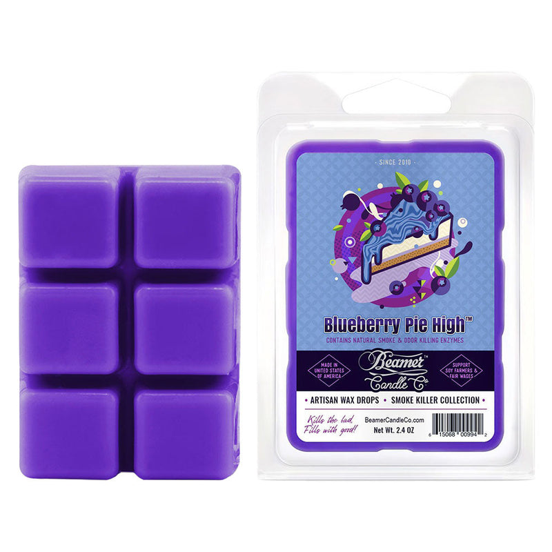 Beamer Candle Co. Artisan Wax Drops | Blueberry High Pie | 2.4oz | 12pc Display - Headshop.com