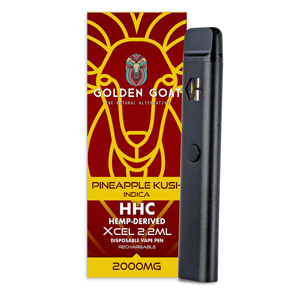 HHC Vape Device, 2000mg, Rechargeable/Disposable - Pineapple Kush - Headshop.com
