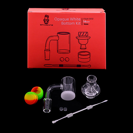 Space King Opaque White Bottom Banger Kit (Coral) - Headshop.com