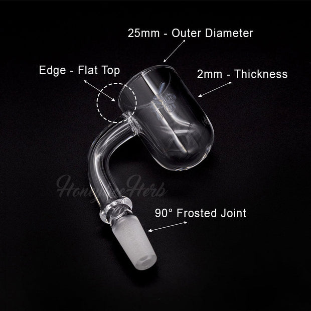 HONEY CYCLONE QUARTZ BANGER - 90° DEGREE | YL - Headshop.com