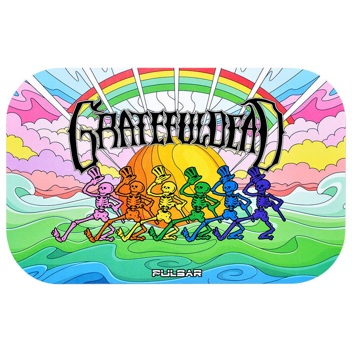 Grateful Dead x Pulsar Rolling Tray Kit | 11"x7" | Under the Rainbow - Headshop.com