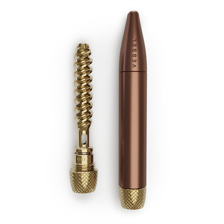 Vessel Helix Pipe [Copper] - Headshop.com