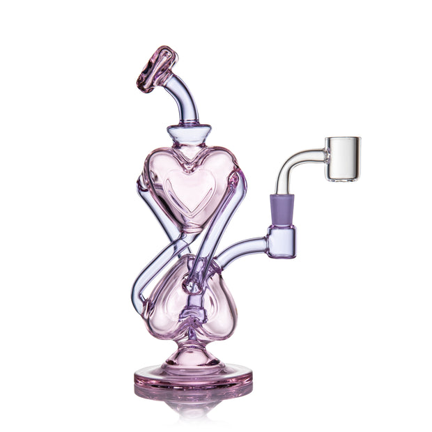 Mj Arsenal HTH (Heart to Heart) Mini Dab Rig - Headshop.com