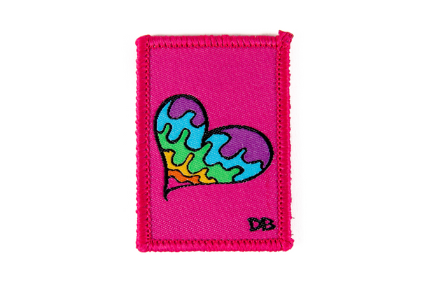 Ellie Paisley Heart Patch - Headshop.com