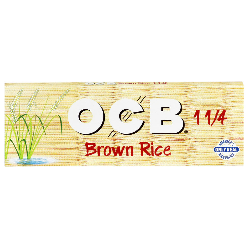 OCB Brown Rice Rolling Papers 24pcs – Headshop.com