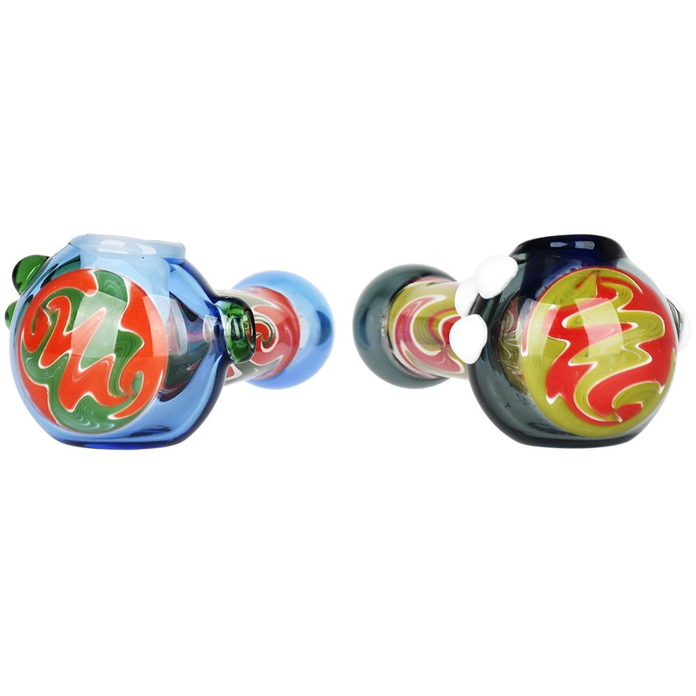 Unified Reality Wig Wag Glass Spoon Pipe - 4.75" - Headshop.com