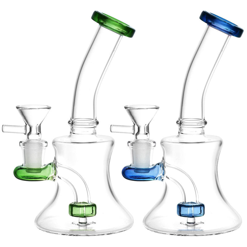 Mini Bell Glass Water Pipe - 6.5" / 14mm F / Colors Vary - Headshop.com