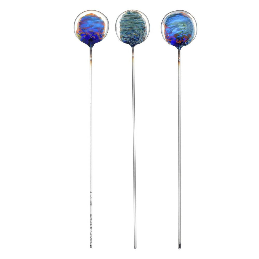 Life in Venice Handblown Glass & Metal Hair Pin or Poker Tool - Headshop.com