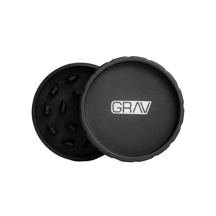 GRAV Hemp Grinder - 2pc / 2.5" / Black 16ct