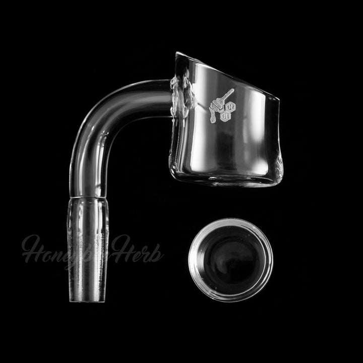 HONEY CUP QUARTZ BANGER - 90° DEGREE | YL - Headshop.com