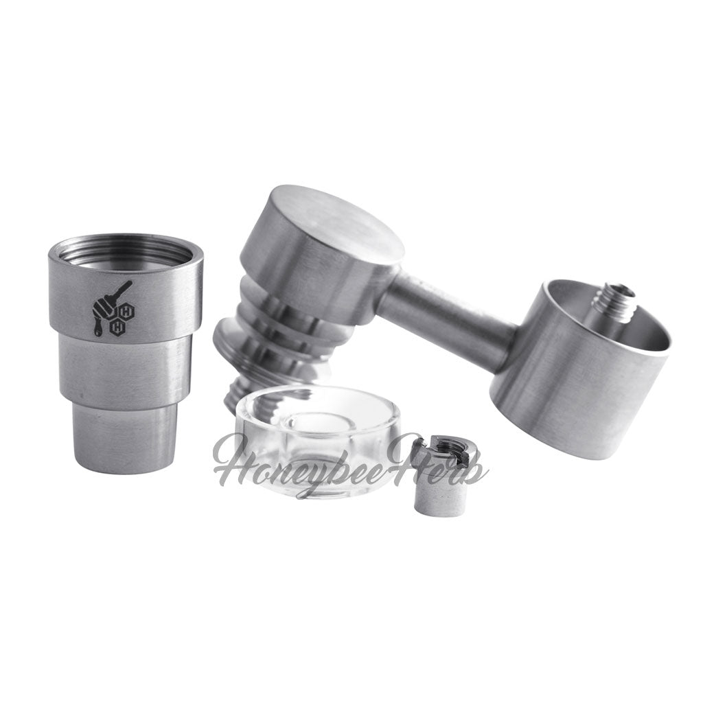 TITANIUM 4 IN 1 SIDECAR HYBRID BANGER DAB NAIL - Headshop.com