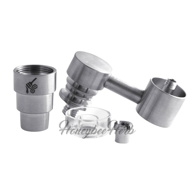 TITANIUM 4 IN 1 SIDECAR HYBRID BANGER DAB NAIL - Headshop.com